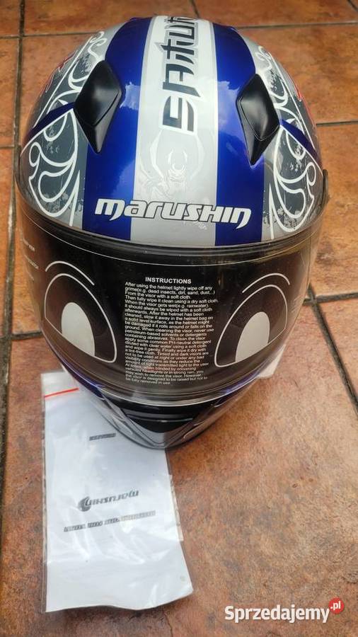 Nowy kask motocyklowy M MARUSHIN wielkopolskie Piła