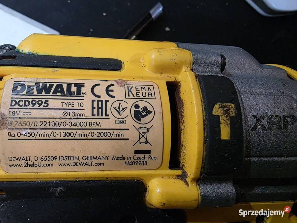wkretarka DeWalt udarowa xr baterja walizka Białogard sprzedam
