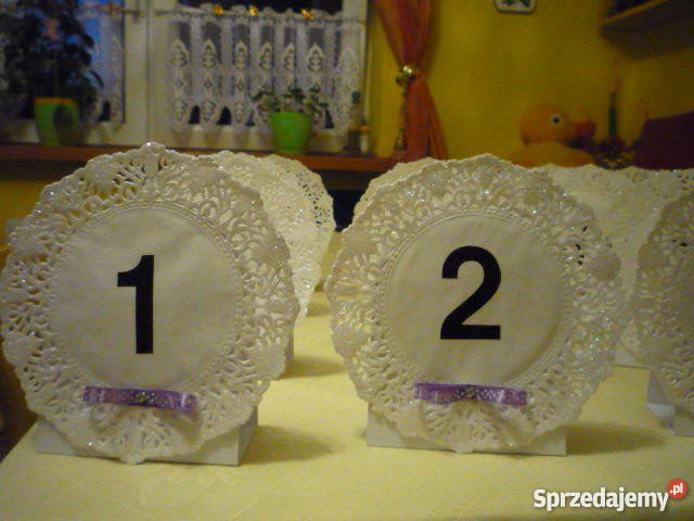 Weselne ozdoby w tonacji lawendabiel Skawina