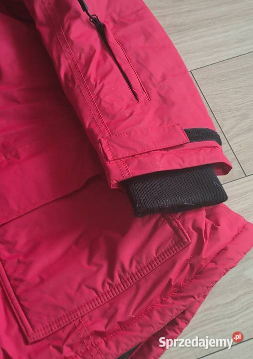 Kurtka czerwona zimowa