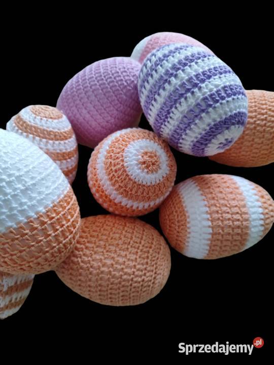 Pisanki szydełkowe małe i duże Ropczyce