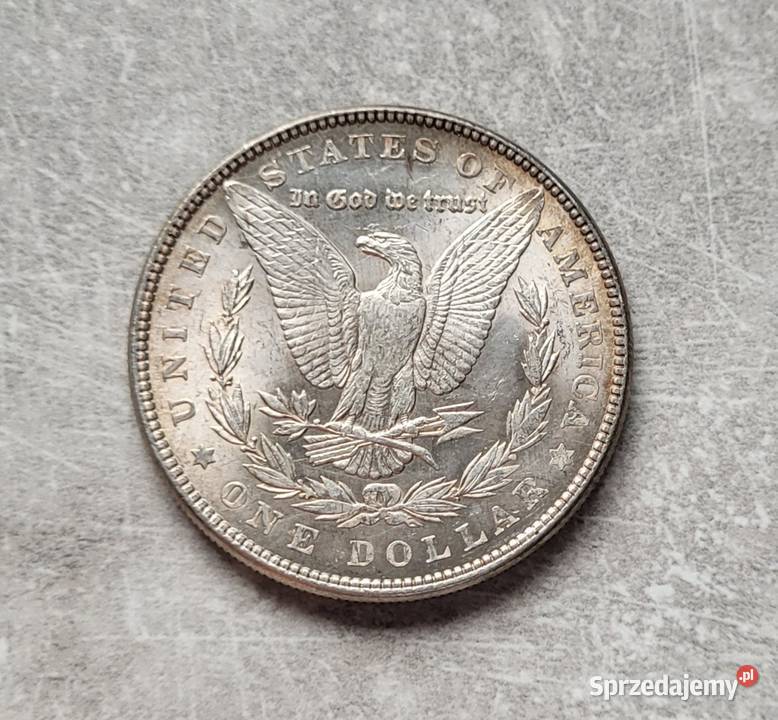 11 USA srebro 1 Dollar 1884 r Morgan Numizmatyka Wola Kruszyńska