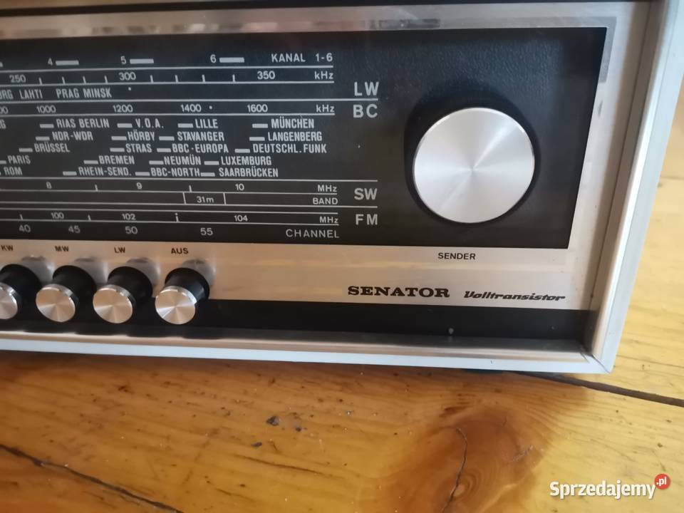 Radio senator volltransistor w 303 Trzcianka
