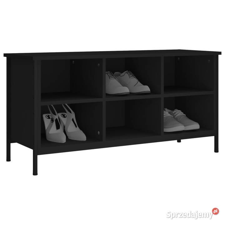 Szafka na buty czarna 100x35x50 materiał Warszawa