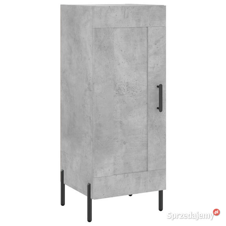 Szafka szarość betonu 345x34x90 materiał mazowieckie