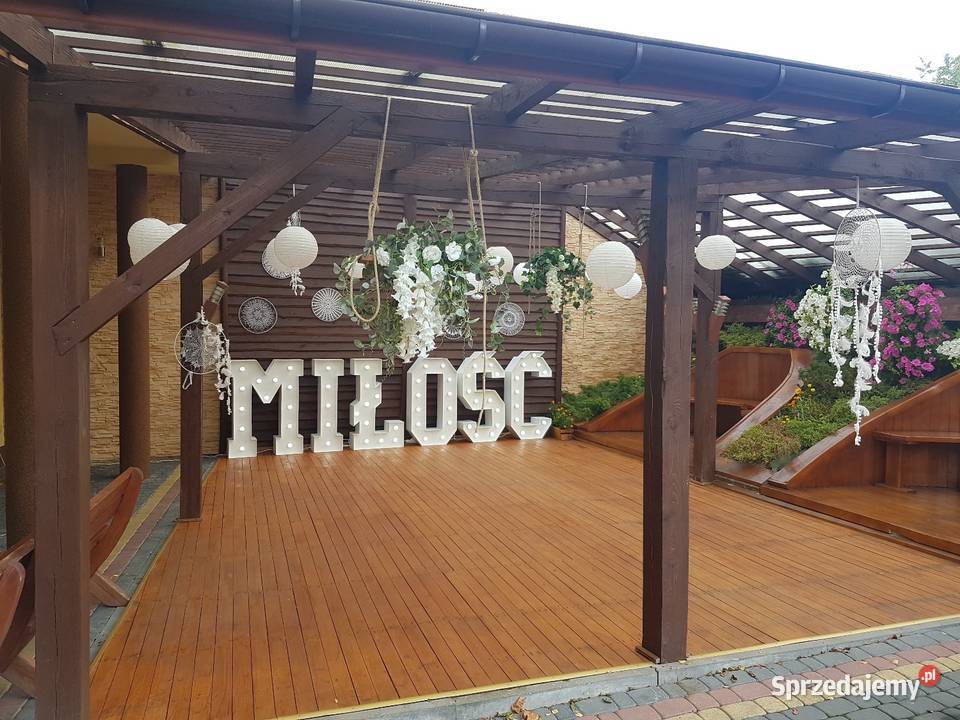 Napis Led miłość 130 wys Busko-Zdrój