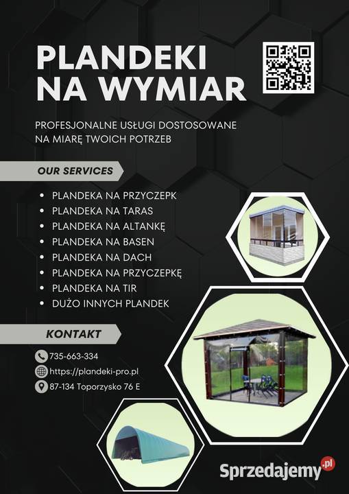Plandeki na Taras i Altany Trwałe Eleganckie Na Toruń