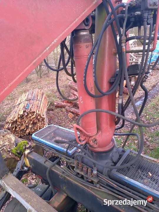 Przyczepa leśna z HDS Leśnictwo