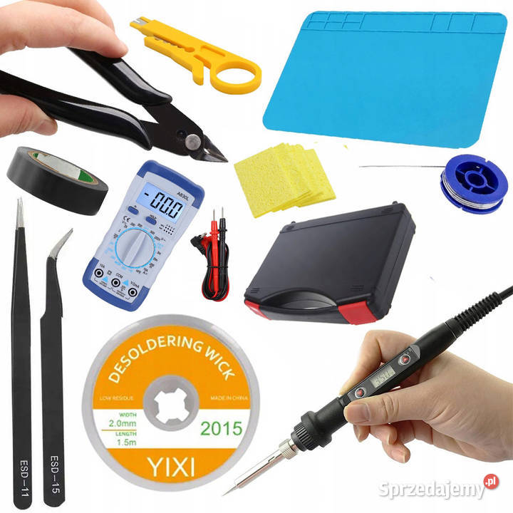 Lutownica Precyzyjna 80W OC80W z Akcesoriami Ludźmierz