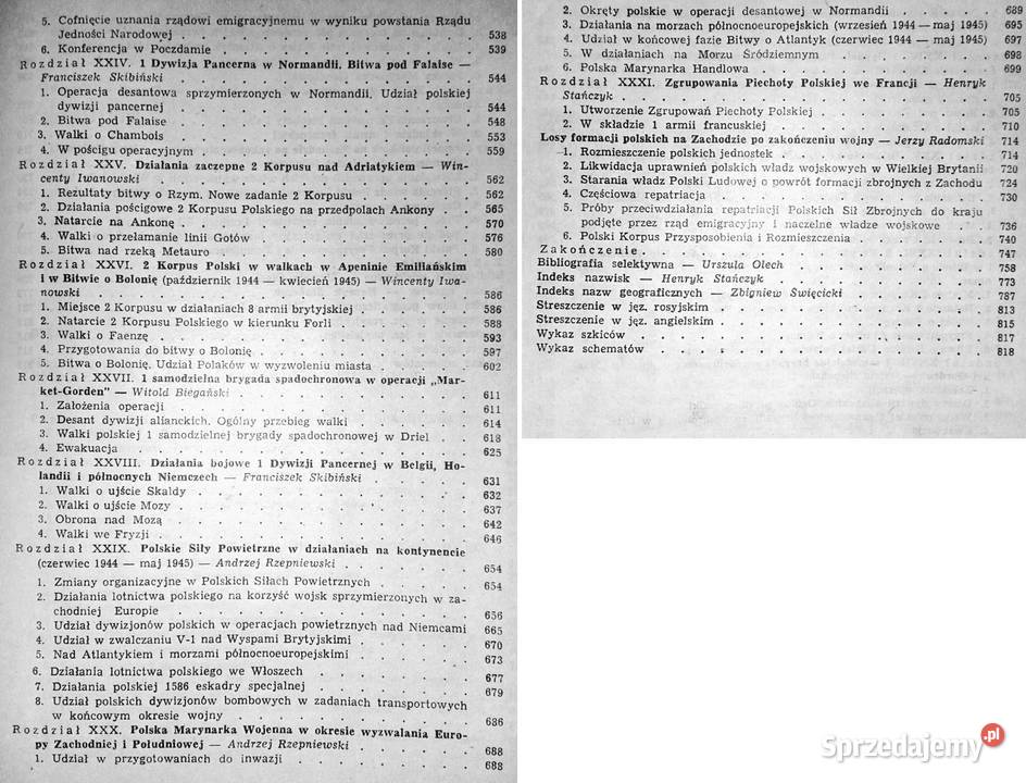 Walki formacji polskich na Zachodzie 19391945 Chełm sprzedam