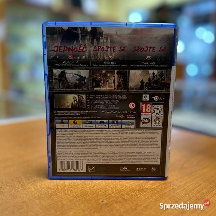 Gra na 4 Assassinss Creed Unity