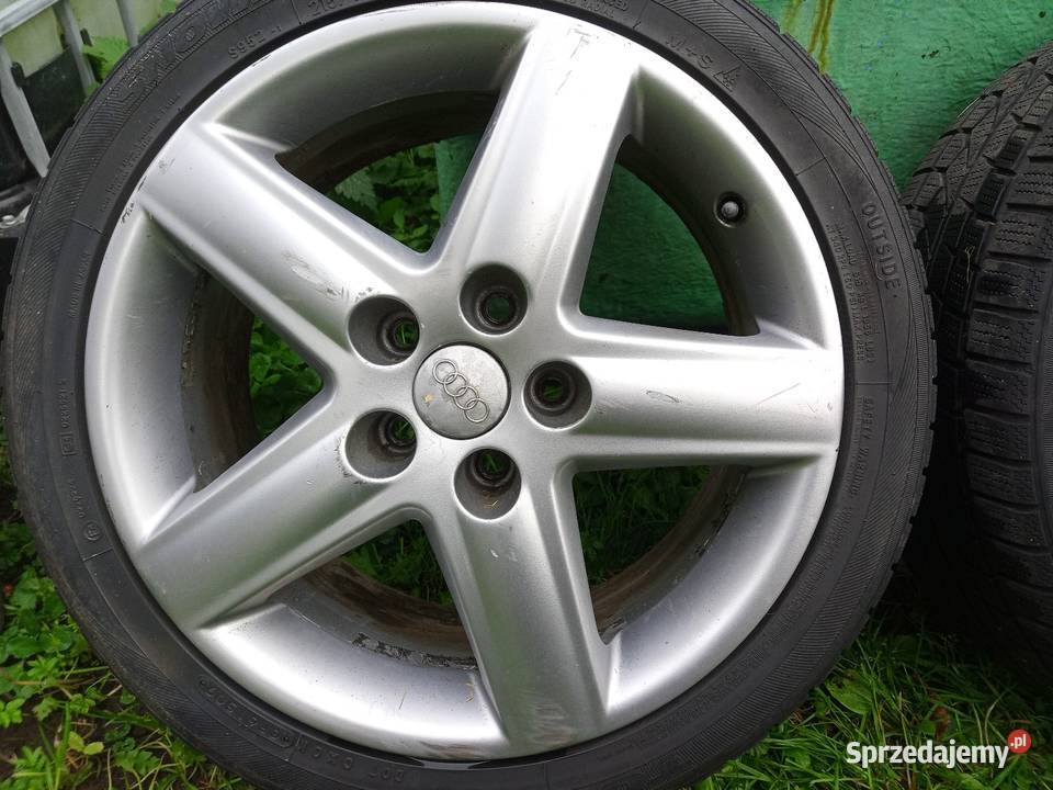 Alufelgi 17 rozstaw 5x112 opony zimowe Mrągowo