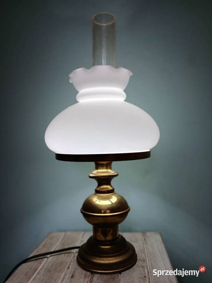 Mosiężna lampa Kraków