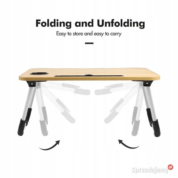 SKŁADANY STOLIK POD LAPTOPA DO ŁÓŻKA Pozostałe Poznań