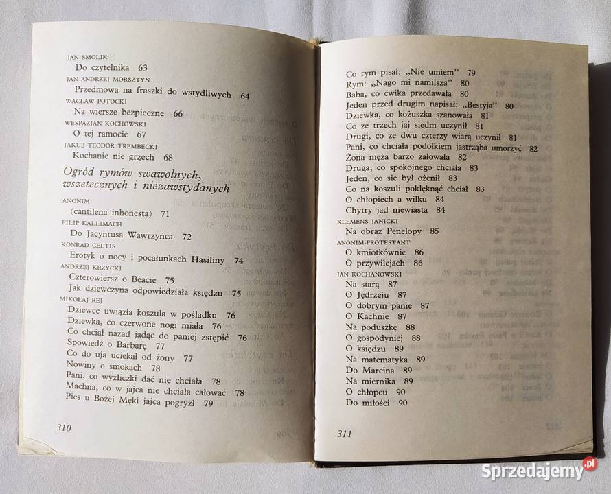 KIEDY MIĘ WENUS PALI staropolskie wiersze Hajnówka