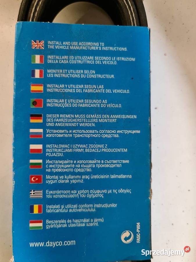 Pasek wieloklinowy ERR4461D NOWY VI94 Puszczykowo