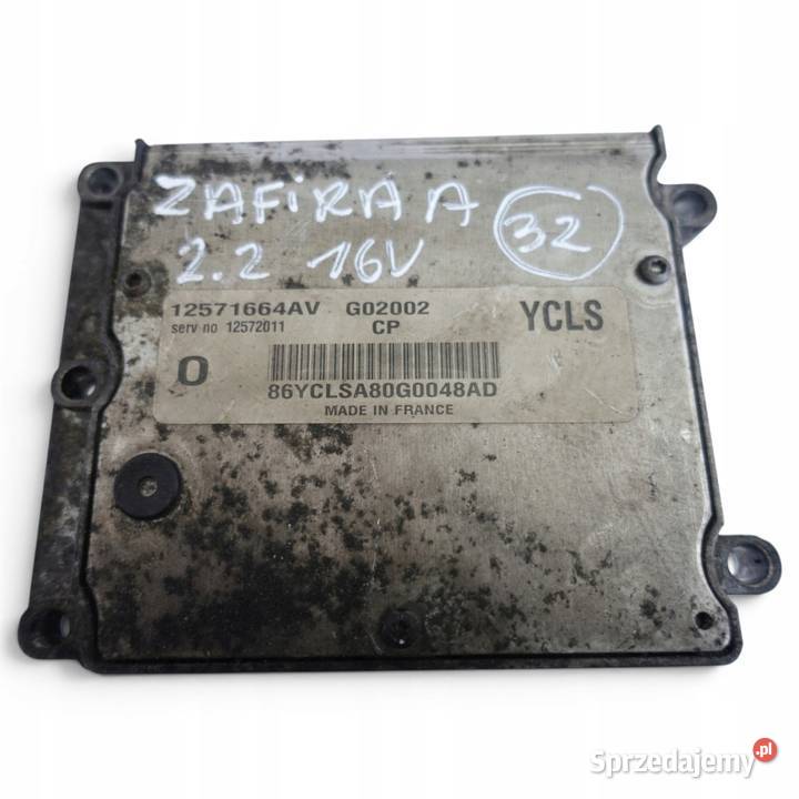 Opel Zafira A 22 16V KOMPUTER SILNIKA sterownik Chełm