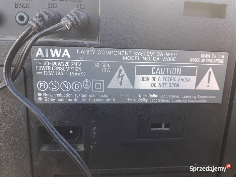 Radiomagnetofon AIWA Japan Warszawa