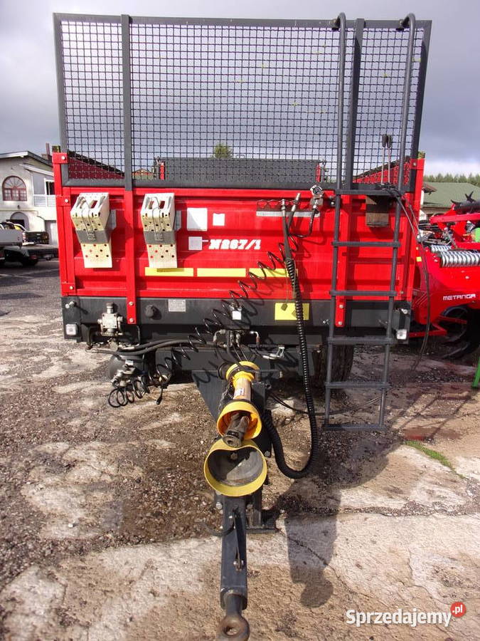 Rozrzutnik obornika N2671 MetalFach 6 ton tandem nieuszkodzony Maszyny rolnicze Opoczno