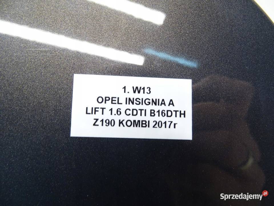 KLAPKA WLEWU PALIWA KOREK OPEL INSIGNIA A LIFT osobowe