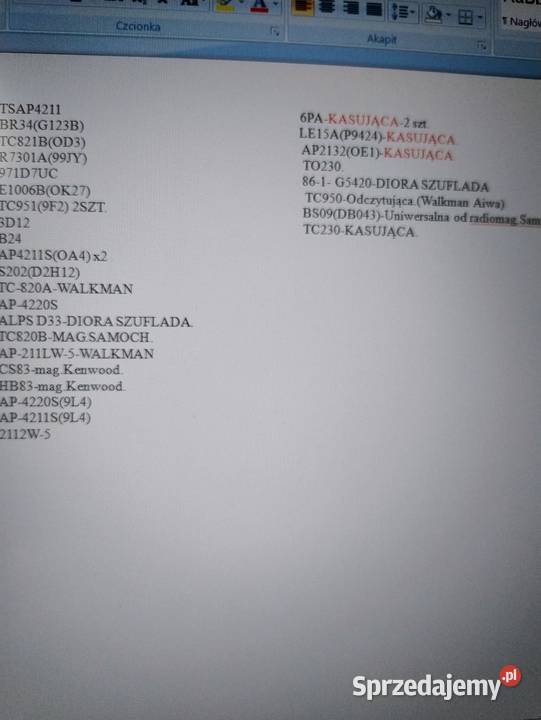 Głowice magnetofonowe kujawsko-pomorskie Bydgoszcz