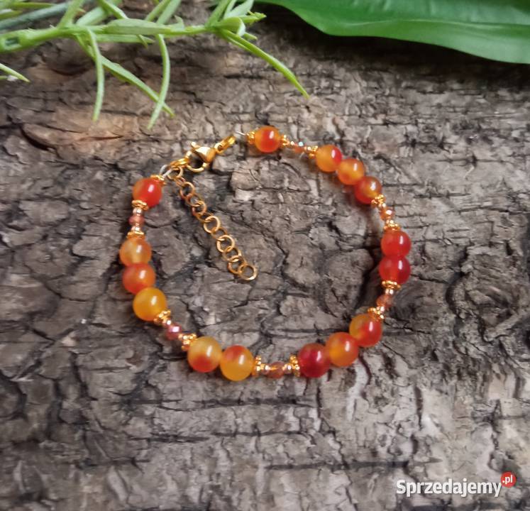 Bransoletka karneol Biżuteria Czerwionka-Leszczyny