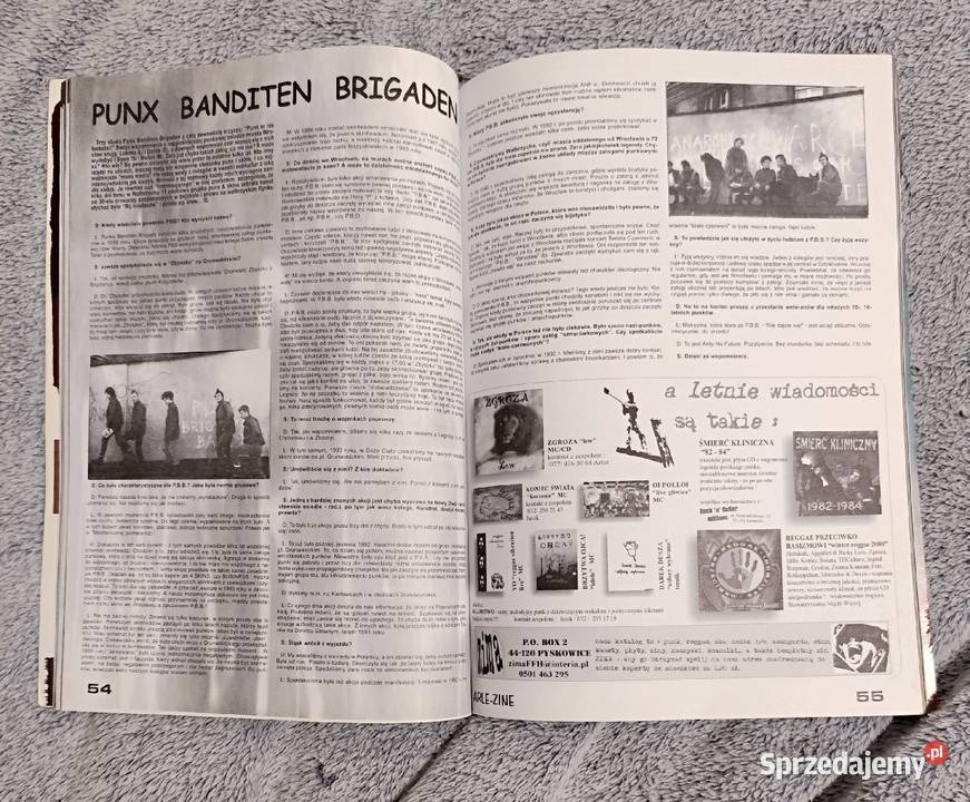Arlezine 3 Jesieńzima 2001 Fanzine punk hardcore miękka Rybnik
