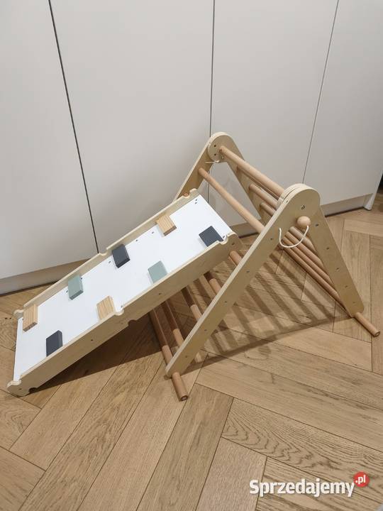 Drewniany domowy plac zabaw dzieci drabinka Warszawa sprzedam
