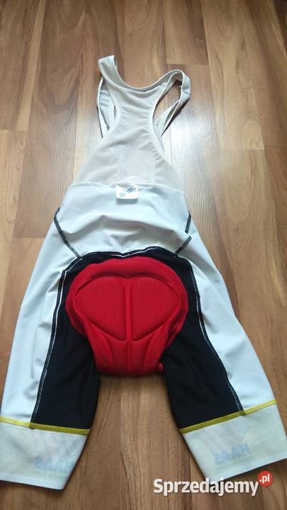 Spodenki rowerowe sportowe szelki wkładka bib