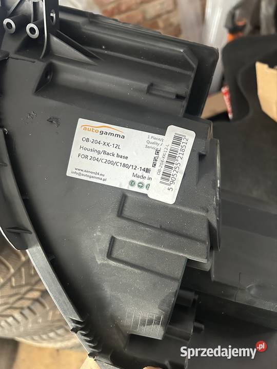 Obudowa klosz lampy reflektora Mercedes W204 Łęczna