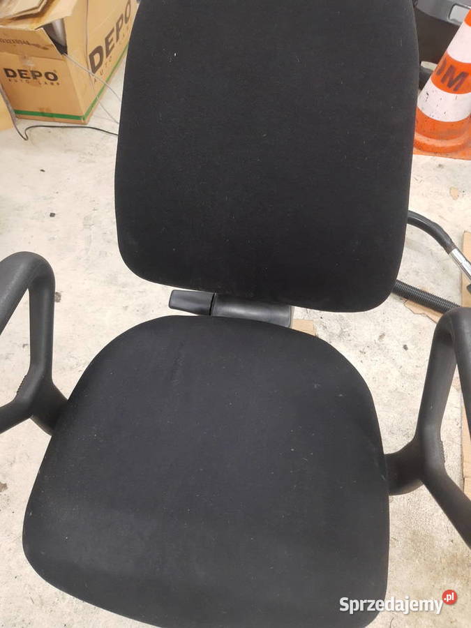 Fotel Krzesło Biurowe Czarne Obrotowe lubelskie Lublin