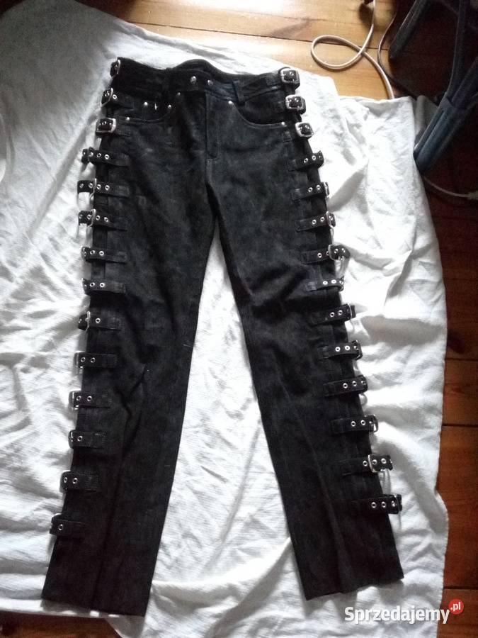 Spodnie skórzane motocyklowe MDM L nowe Motoryzacja Lublin