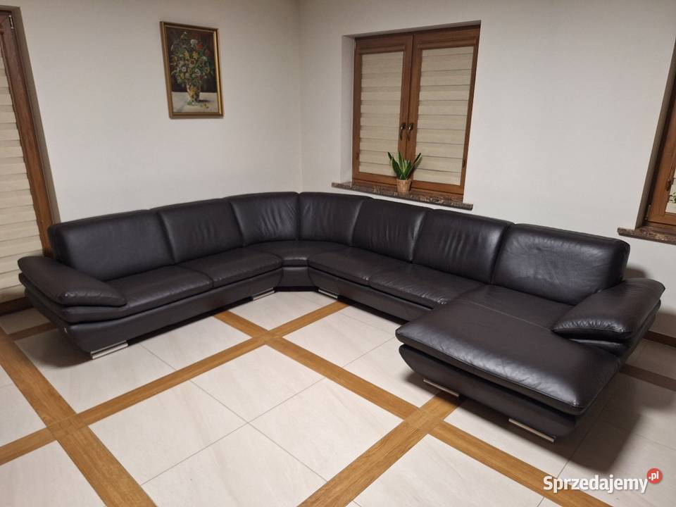 CALIA ITALIA narożnik wypoczynek skóra naturalna Borki