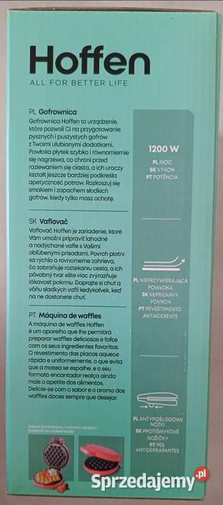 HOFFEN gofrownica NOWA 1200 W Ełk
