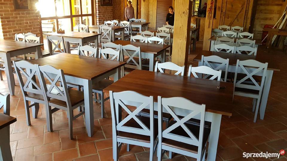 Krzesło nowoczesne prowansalskie krzyżak Toruń