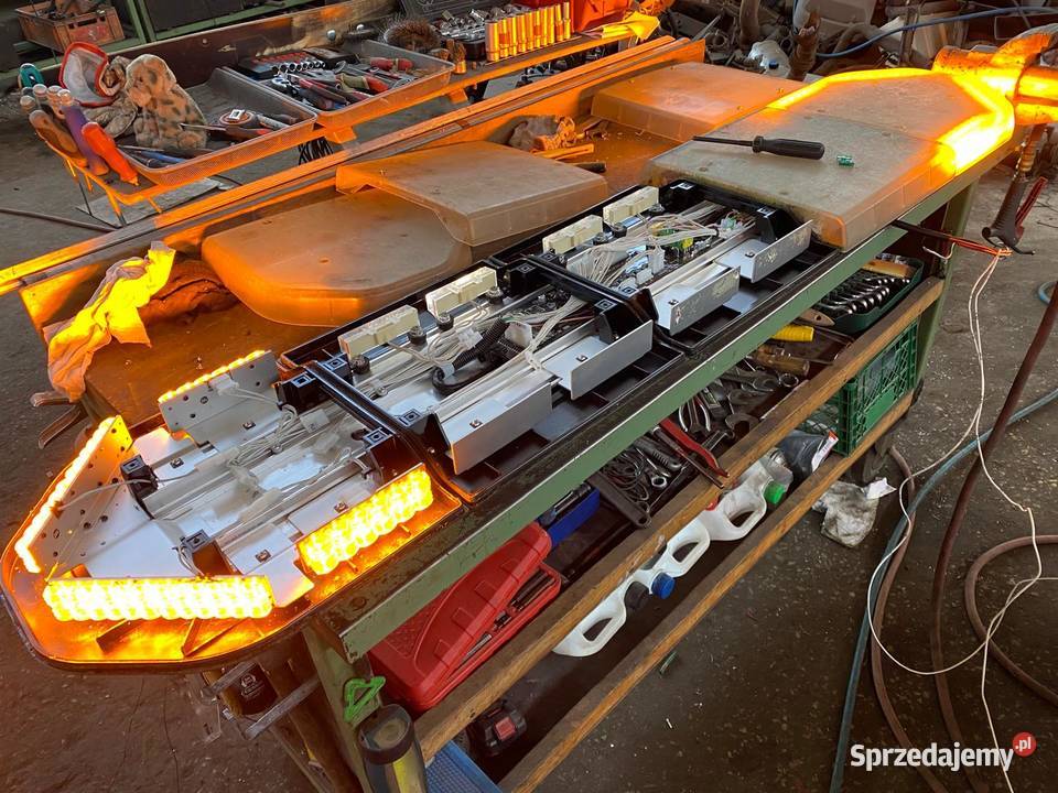 Belka ostrzegawcza Kogut pomoc drogowa LED Wola Murowana