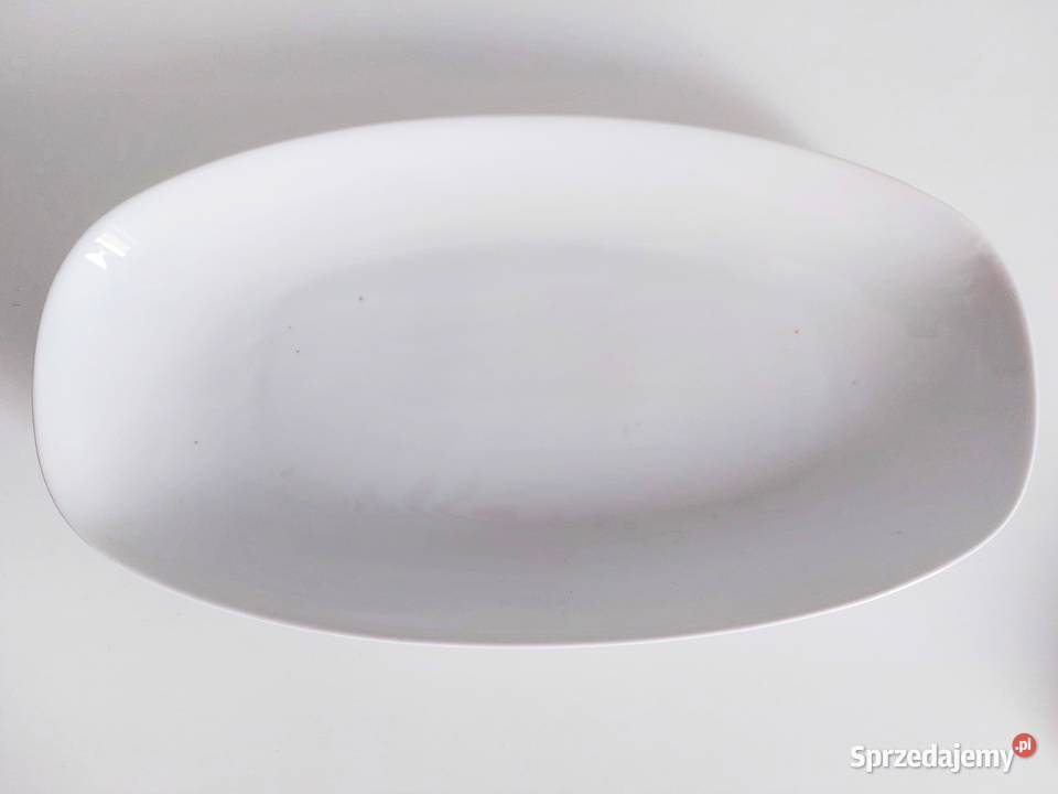 duży biały półmisek porcelana Chodzież owalny Poznań