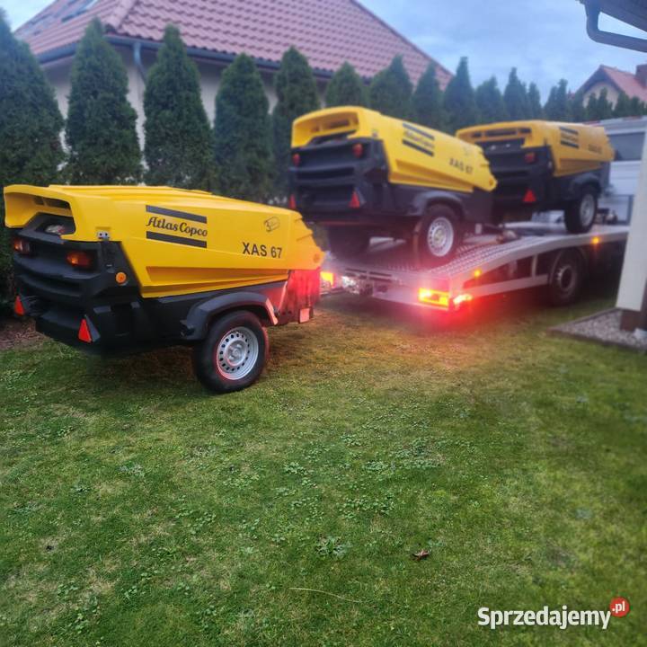 Piaskarka kompresor sprężarka Atlascopco XAS 67 zachodniopomorskie