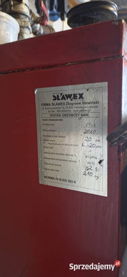 Piec do CO o mocy 20KW Wyszmontów