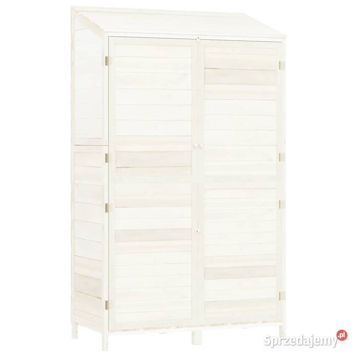 vidaXL Szopa ogrodowa biała 102x52x1745 mazowieckie Warszawa