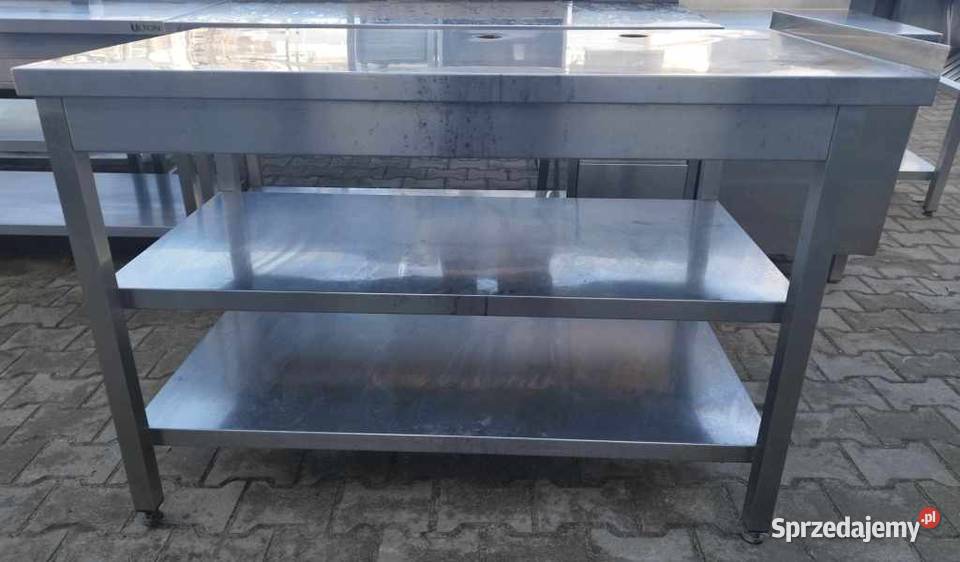 Stół gastronomiczny z półkami 1307085