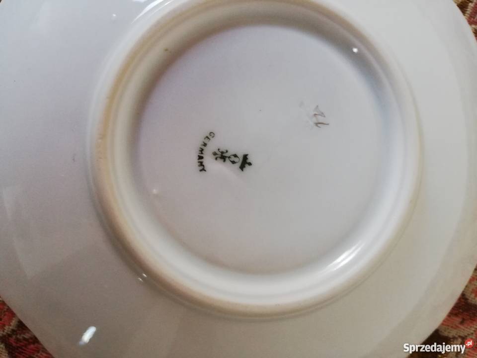 Spodek talerzyk sygnowana porcelana Gorlice
