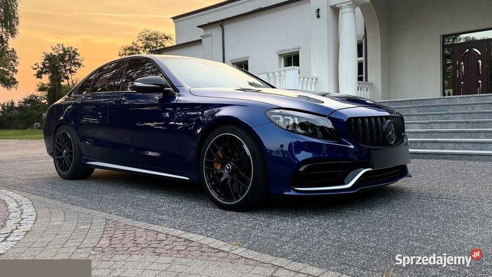 Mercedes C63 S AMG 9G 40 benzyna 510 2019r Sokołów Podlaski