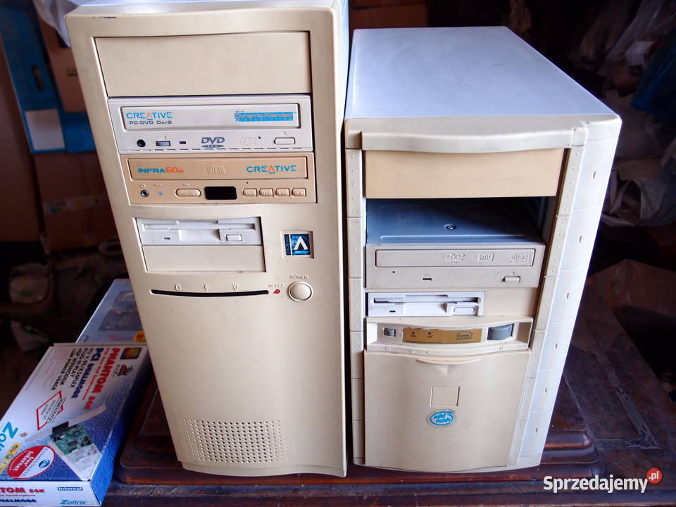 z dawnych lat Komputery PC z 98roku i 2002r z łódzkie Łódź sprzedam