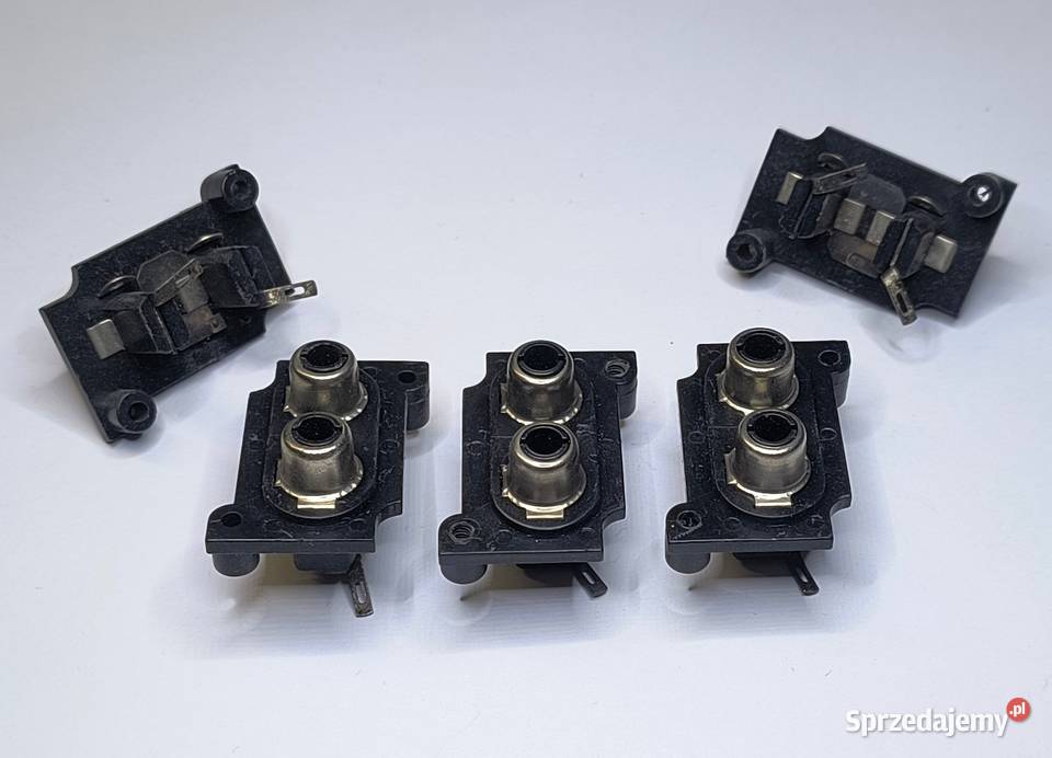 Podwójne gniazdo RCA chinch do OR Radmor 5412 Elektronika Gdańsk