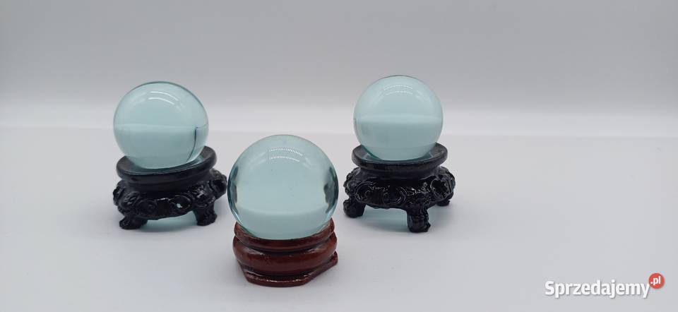 Kolekcjonerska kula obsydian niebieski 30mm Olsztyn