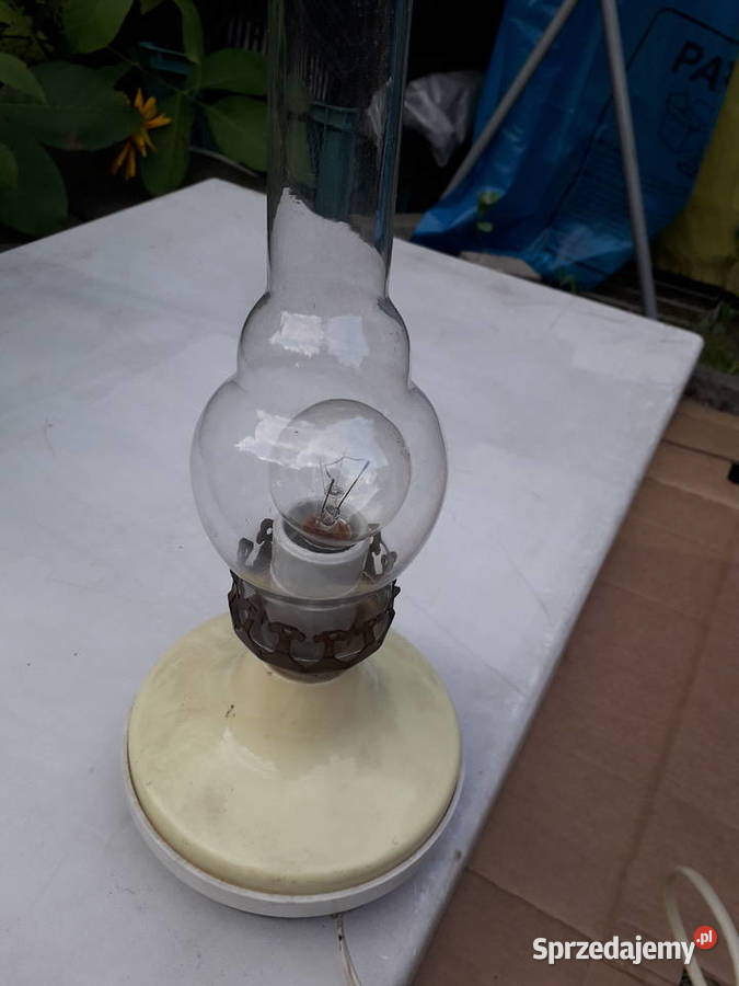 Lampa naftowa elektryczna vintage Warszawa