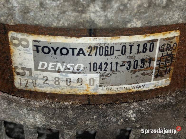 ALTERNATOR 270600T180 16 VVTI Toyota Avensis III sprzedam