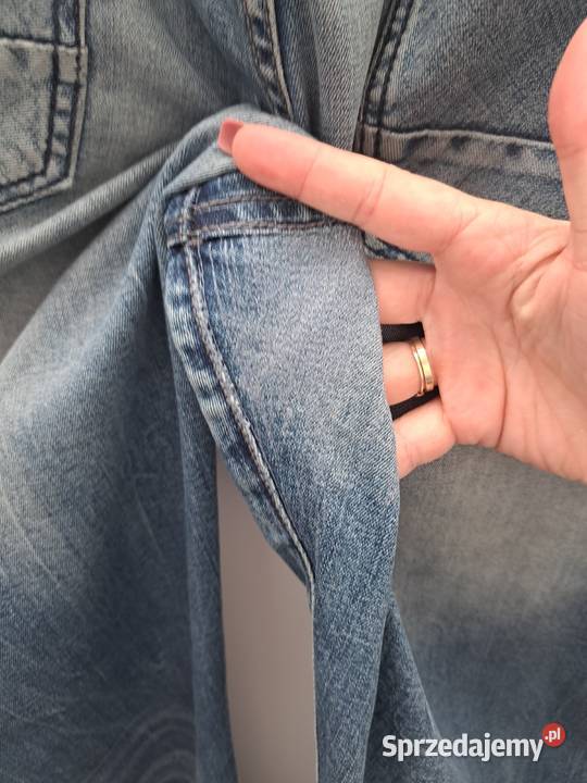 Jeansy Scotfree 3834 męskie denim z przetarciami Trąbki Wielkie