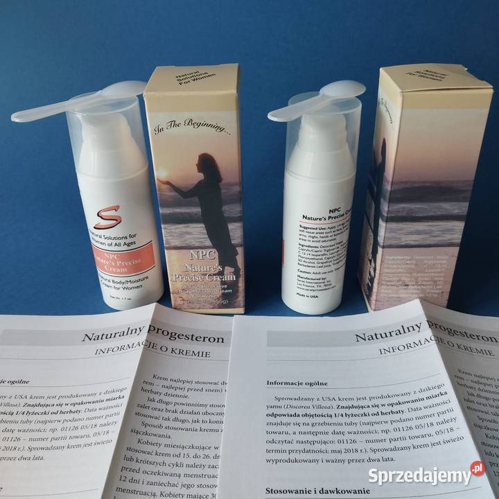 Krem NPC Sarati Naturalny Progesteron NOWY USA Szczecin